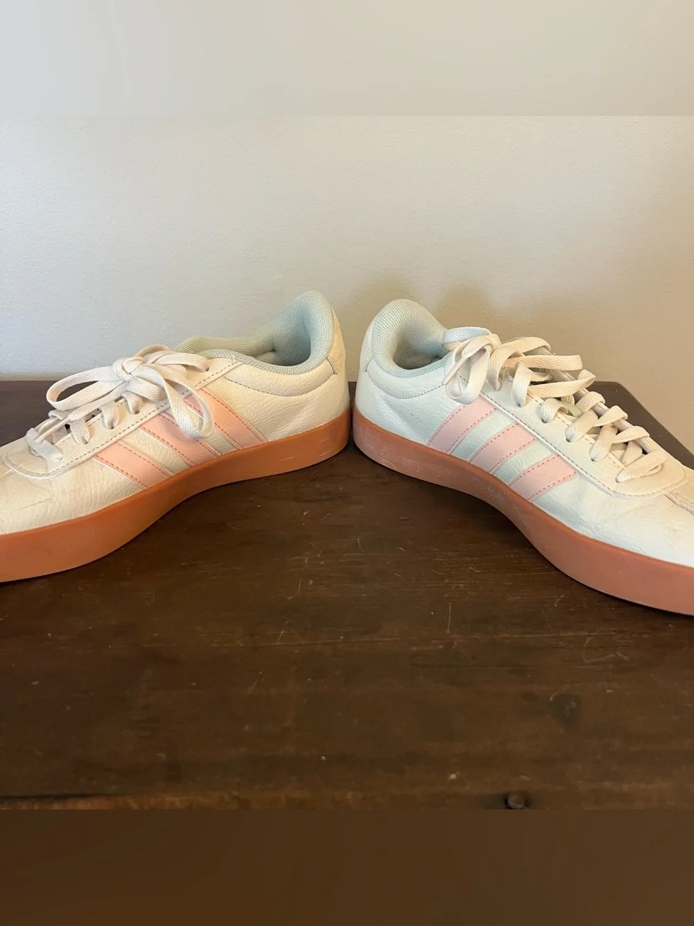 Adidas VL Court 3.0 Sneakers Coral Seafoam Green